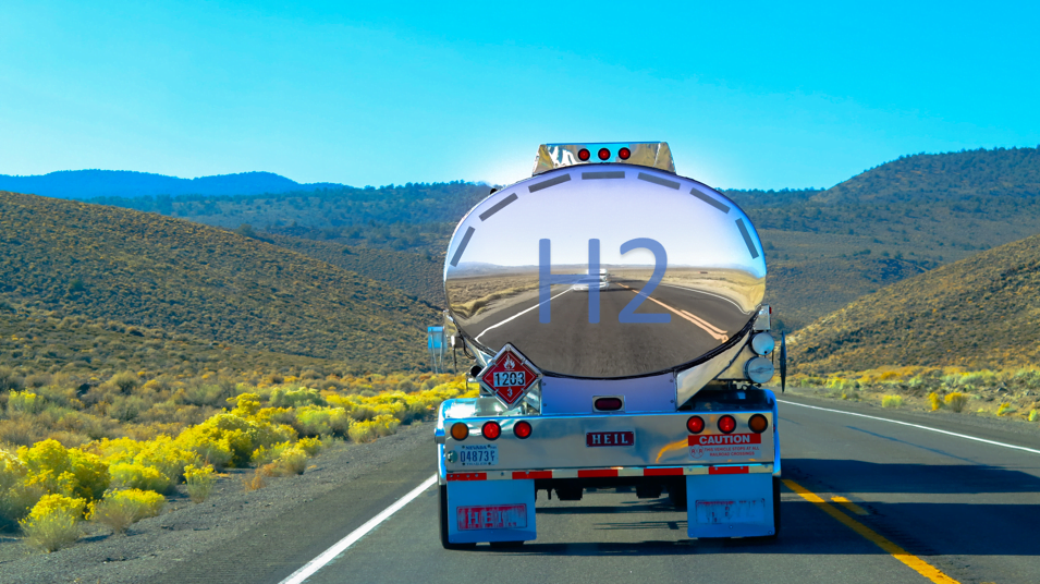 Waterstofvrachtwagen